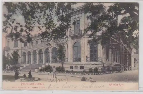 64822 Ak Wiesbaden Boucles de Pauline 1905