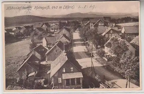 64814 Ak Höhenluftkurort Hohegeiß 642 m (Harz) Totalansicht 1929