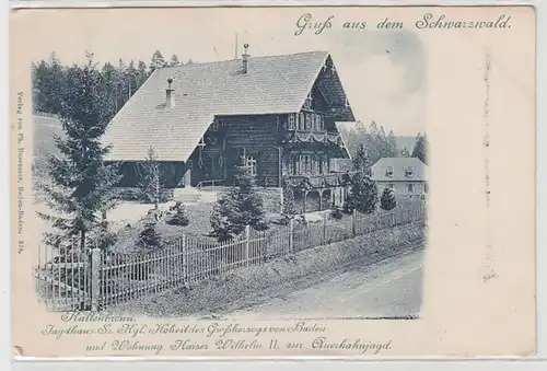 64802 Ak Salutation de la Forêt Noire Kaltenbronn vers 1900