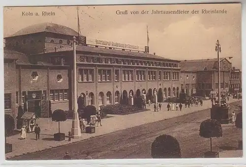 64798 Ak Salutation de la fête du millénaire de Rhénanie Cologne sur le Rhin 1928