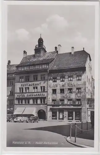 64793 Ak Konstanz am Bodensee Hotel Barbarossa vers 1940
