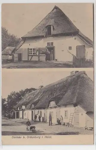 64751 Multi-image Ak Dannoau près d'Oldenburg in Holstein 1909