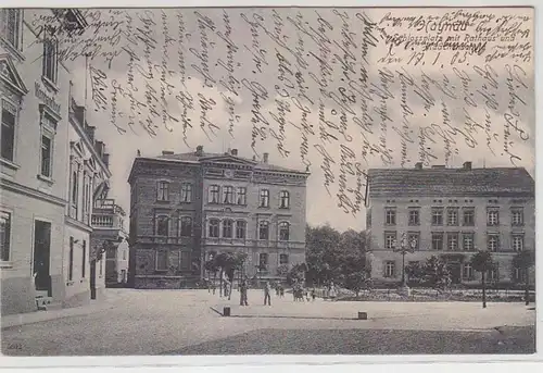 64721 Ak Haynau Château avec mairie et école de filles 1905