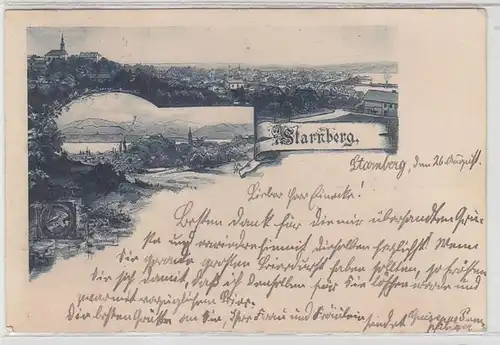 64698 Ak Starnberg Vue totale 1898
