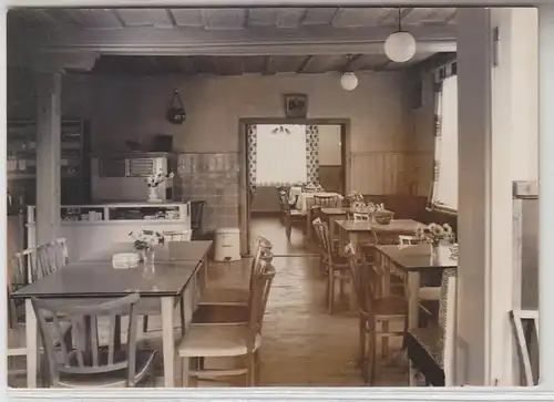 64565 Ak Döschnitz Thüringer Wald Gasthaus um 1960