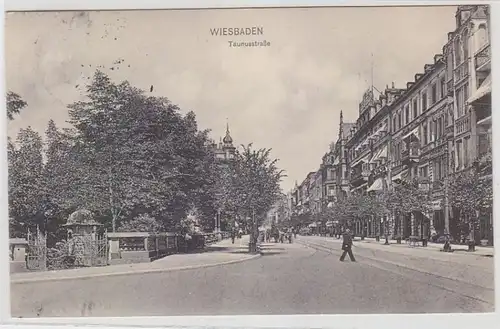 64544 Ak Wiesbaden Taunusstrasse 1914