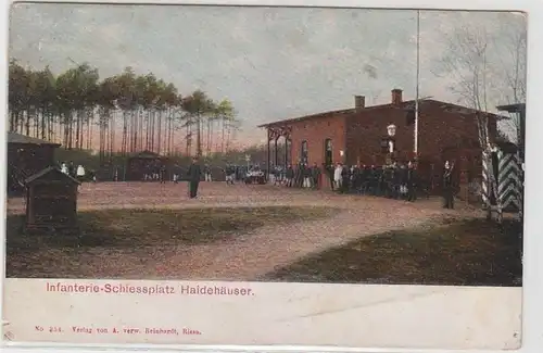 64382 Ak Infanterie-Schiessplatz Haidehäuser 1908