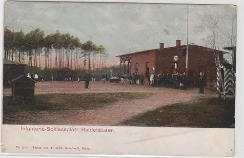 64382 Ak Place de tir d'infanterie Haiderhouses 1908