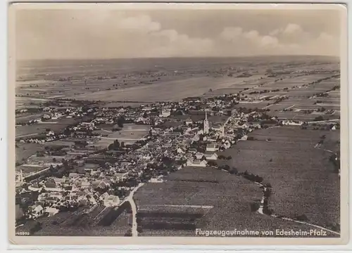 64214 Ak Flugzeugaufnahme von Edesheim Pfalz 1937