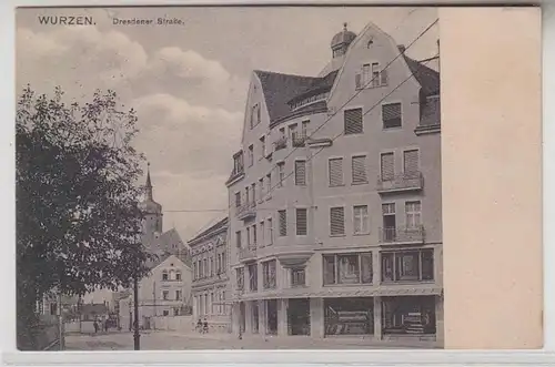 64138 Feldpost Ak Wurzen Dresdner Strasse 1914