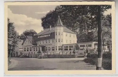 64111 Ak Waldhotel Felsenkeller Iburg 1952