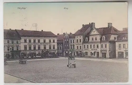 64104 Ak Haynau Ring et Hôtel Deutsches Haus 1912