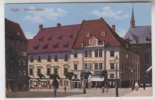 63999 Ak Eger (Cheb Tschechien) Wallensteinhaus um 1910