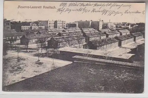 63991 Feldpost Ak Reserve Lazarett Rawitsch Rawicz 1918
