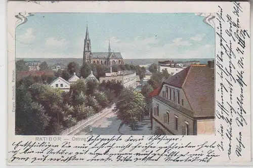 63988 Ak Ratibor Racibórz in Schlesien Ostrog 1907