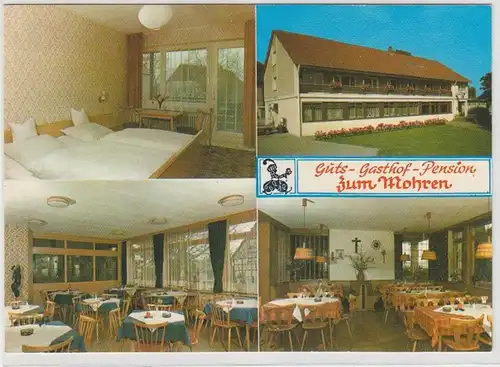 63882 Multi-image Ak Deggenhausertal-Limpach Hostel "Zum Mohren" vers 1970