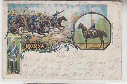 63831 Mehrbild Ak Borna Karabier Regiment 1902