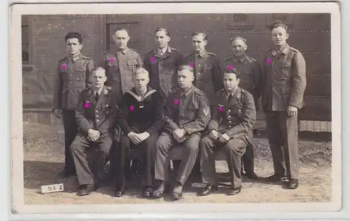 63793/2 Photo Ak Les prisonniers de guerre allemands au Canada pendant la Seconde Guerre mondiale vers 1945