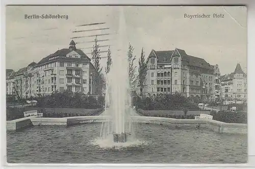 63768 Ak Berlin Schöneberg Bayerischer Platz 1916