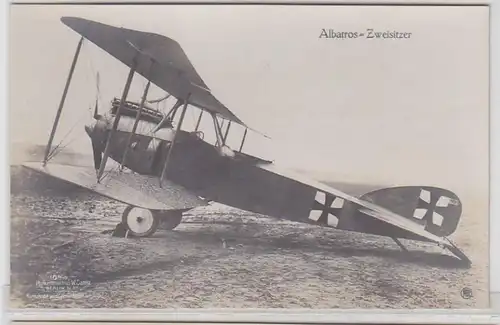 63749 W. Sanke Ak Albatros Zweisitzer Flugzeug im 1. Weltkrieg