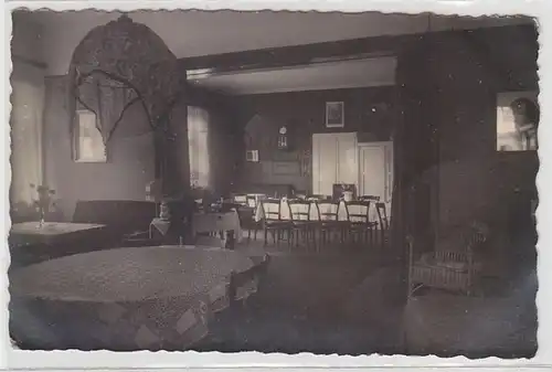 63696 Foto Ak Bielefeld Sieker Restaurant Innenansicht 1926