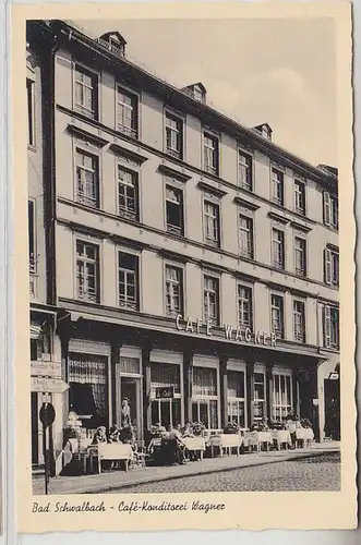 63689 Ak Bad Schwalbach Café Boulangerie Wagner vers 1940
