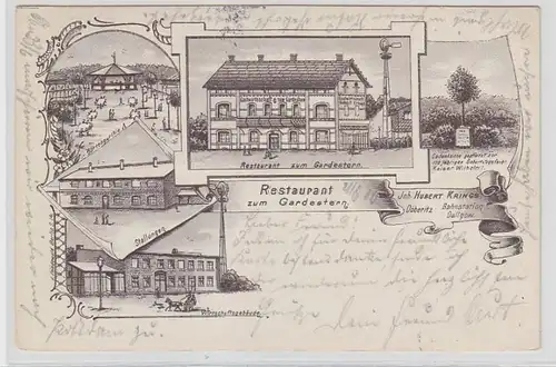 63551 Ak Truppenübungsplatz Döberitz Dallgow Restaurant zum Gardestern 1900