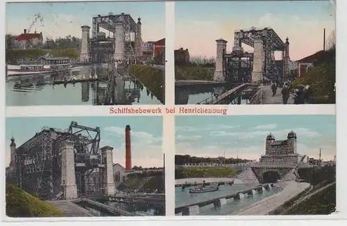 62551 Mehrbild Ak Schiffshebewerk Henrichenburg 1924