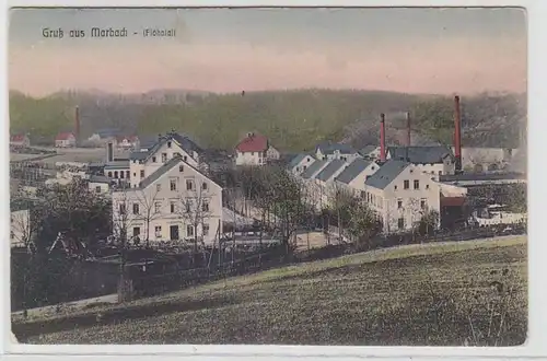 62528 Ak Gruß aus Marbach (Flöhatal) 1911
