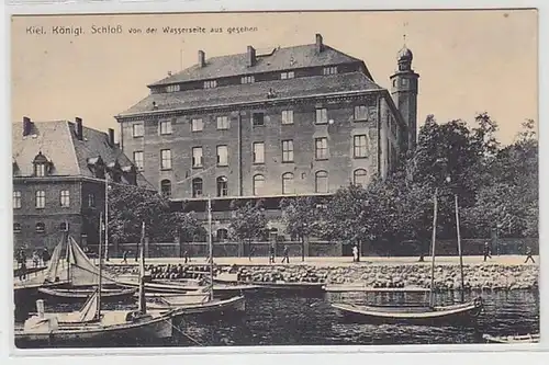 62455 Ak Kiel château royal vu du côté de l'eau vers 1910