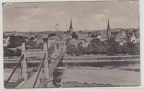 62453 Feldpost Ak Mülheim à la Ruhr Vue totale 1916