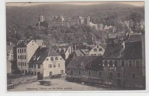 62440 Ak Heidelberg Château vu du pont 1933
