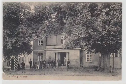 62433 Ak Ratzeburg in Holstein die Wache um 1910