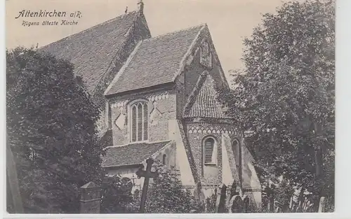 62407 Ak Altenkirchen auf Rügen Rügens älteste Kirche 1910