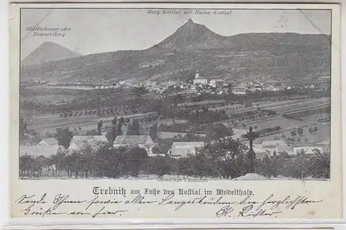 62394 Ak Trebnitz Trebenice am Fuße des Kostial im Modelthale 1902