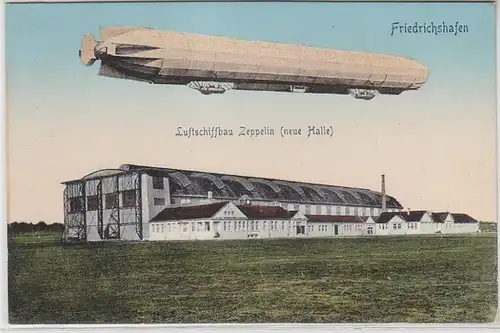 62376 Ak Friedrichshafen Aeroport Zeppelin (nouvelle salle) vers 1910
