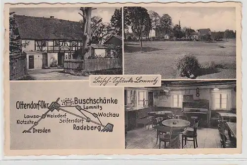 62364 Mehrbild Ak Busch Schänke Lomnitz bei Ottendorf Okrilla 1937