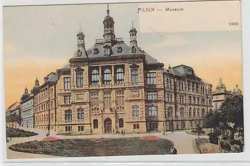 62266 Ak Pilsen dans le musée de Bohême vers 1905