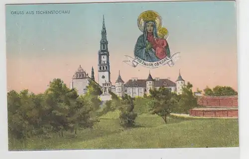 62250 Ak Gruss de Chestochau Sanctuaire vers 1910