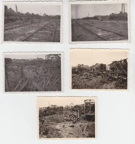 62246/5 Photos à plein temps sur le train de chemin de fer dans la 2e guerre mondiale