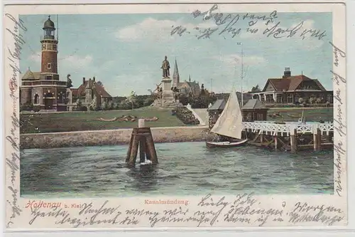 62226 Ak Holtenau bei Kiel Kanalmündung 1903