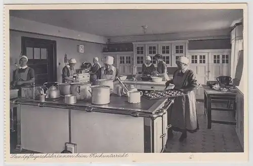62170 Ak Sangerhausen Mutterhaus Dt. Landpflegeverband Kochunterricht um 1940