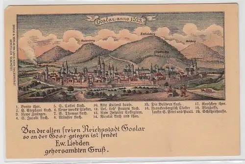 62166 Ak Goslar historische Ansicht Anno 1523