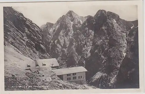 62151 Ak Knorrhütte mit Hochwanner um 1930