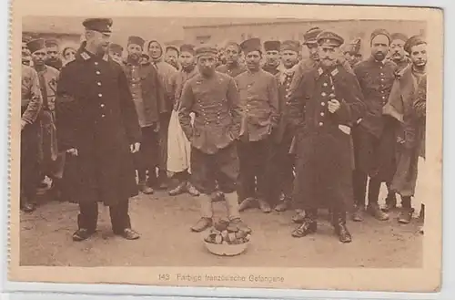 62147 Ak Farbige französische Gefangene im 1. Weltkrieg