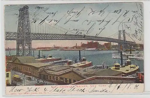 62100 Ak New York Williamsburg Bridge 1906