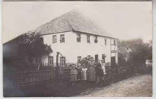 62079 Foto Ak Mittweida Dreiwerden Schönborn Wohnhaus um 1910
