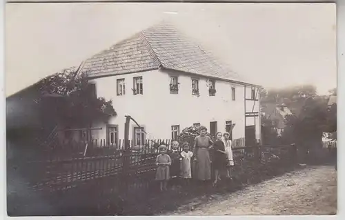 62079 Photo Ak Mittweida Tripledent Bönborn Maison de famille vers 1910