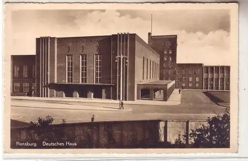 62037 Ak Flensburg Deutsches Haus um 1940