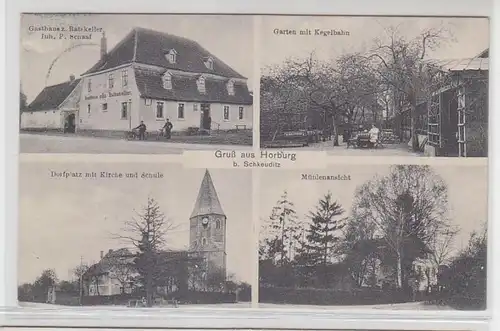 62006 Multi-image Ak Salutation de Horburg bei Schkeuditz 1911